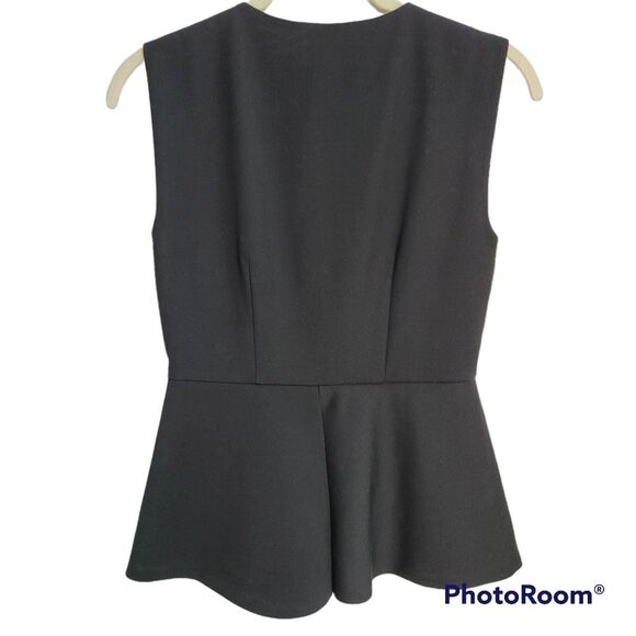 BCBGMaxAzria Abrielle Zip-Front Peplum Top SIZE XXS - Picture 10 of 14